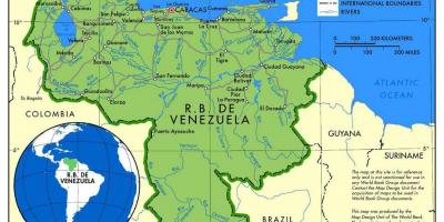 Map of map de venezuela