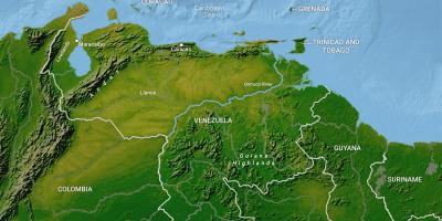 Map of venezuela geography