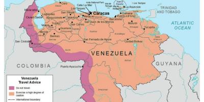 Venezuela in the map