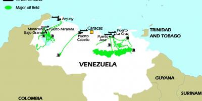 Venezuela oil reserves map