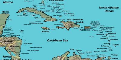 Islands off venezuela map
