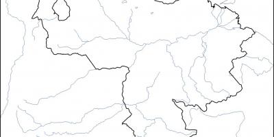 Venezuela blank map
